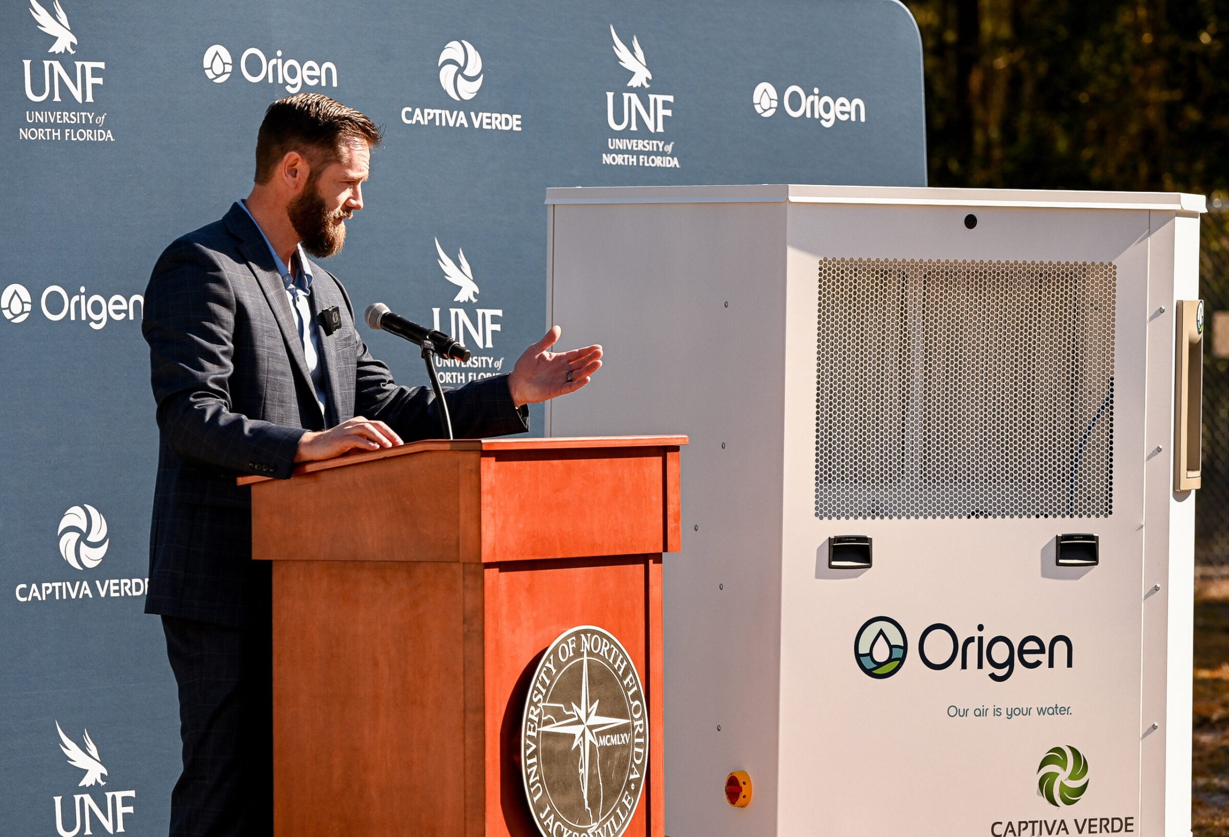 The Wellspring 100 was installed at UNF on Jan. 30. | Photo by UNF